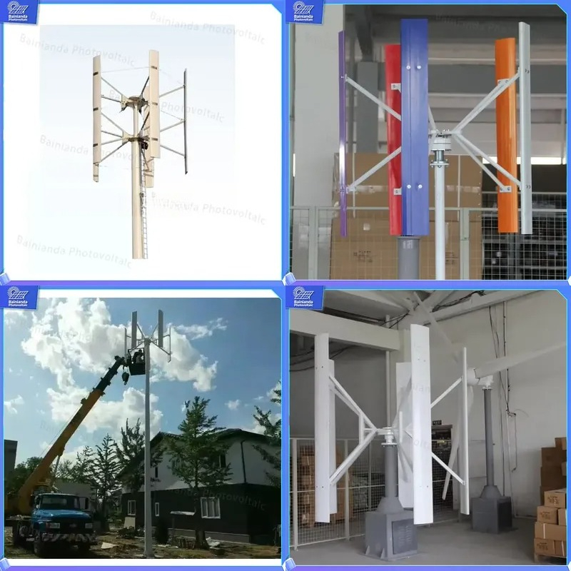Renewable Energy Kit - 500W 1kW 2kW 수직축 풍력 터빈