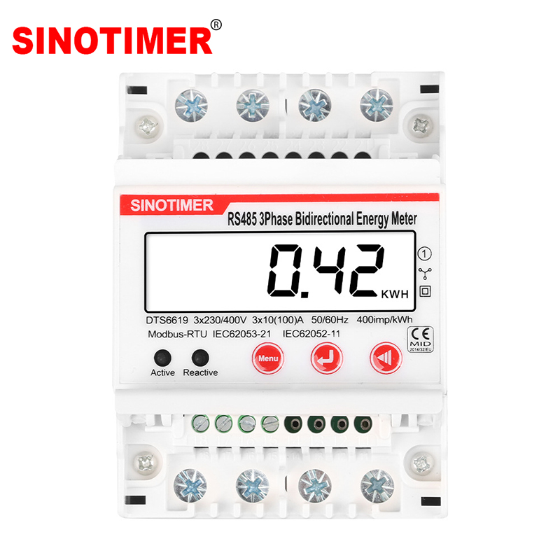 Energy Meter Bidirectional - 3상 양방향 에너지 미터 4P RS485