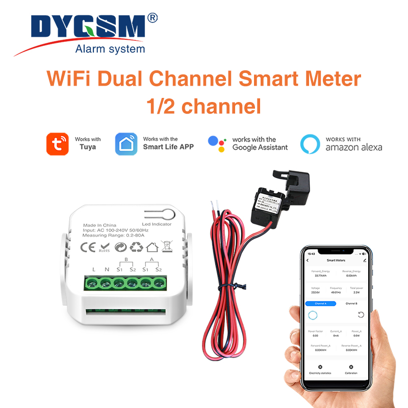 Energy Meter Bidirectional - Tuya 스마트 Wifi 지능형 에너지 미터