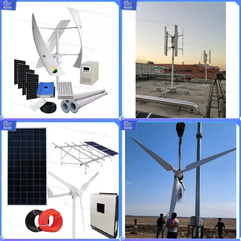 Renewable Energy Kit - 3KW 5KW 10KW 하이브리드 풍력 태양광