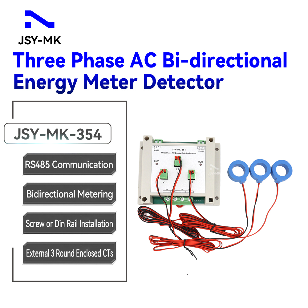 Energy Meter Bidirectional - 태양계 모니터링을 위한 JSY-MK-354 3P4W 80A
