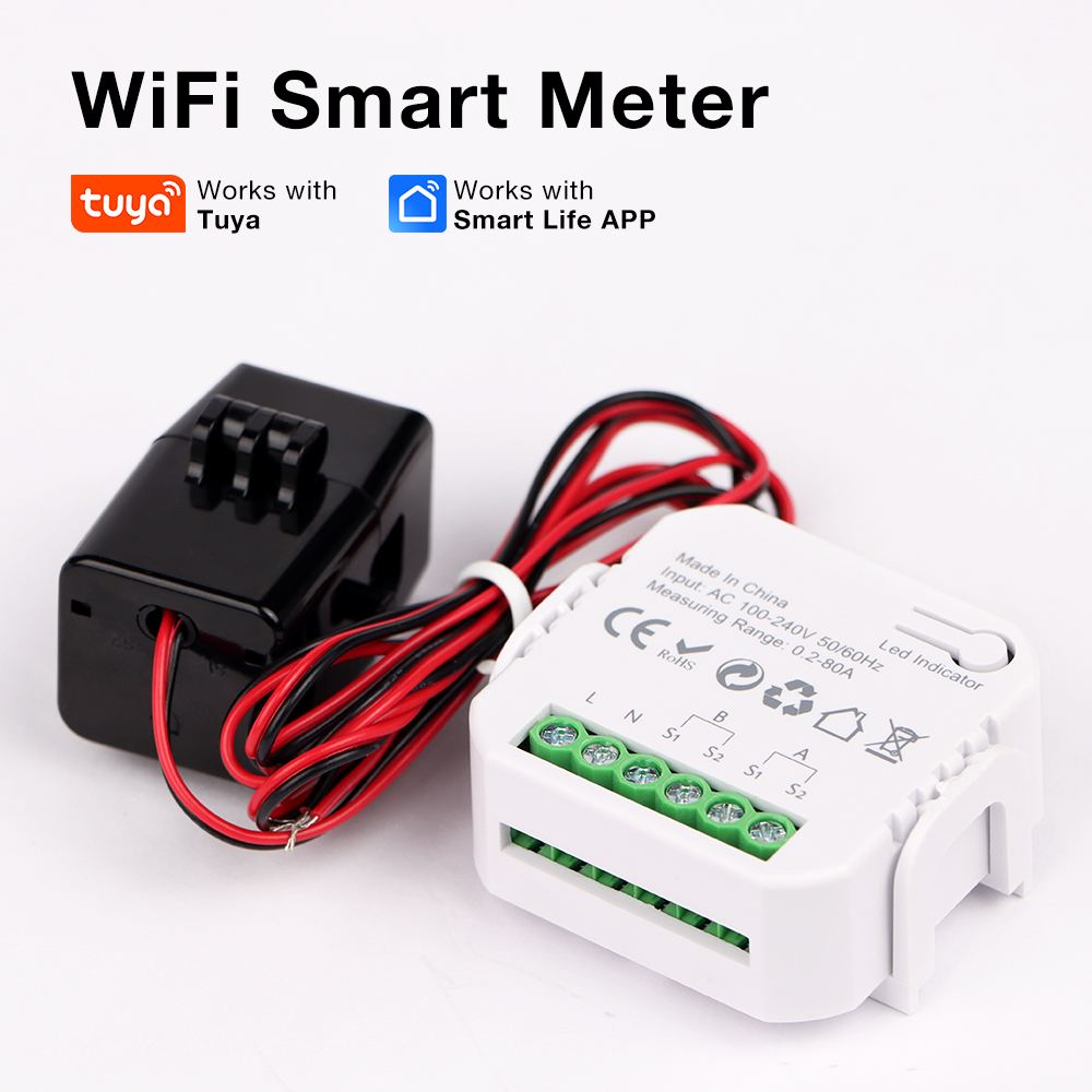 Energy Meter Bidirectional - WiFi 투야 스마트 라이프 디지털 에너지