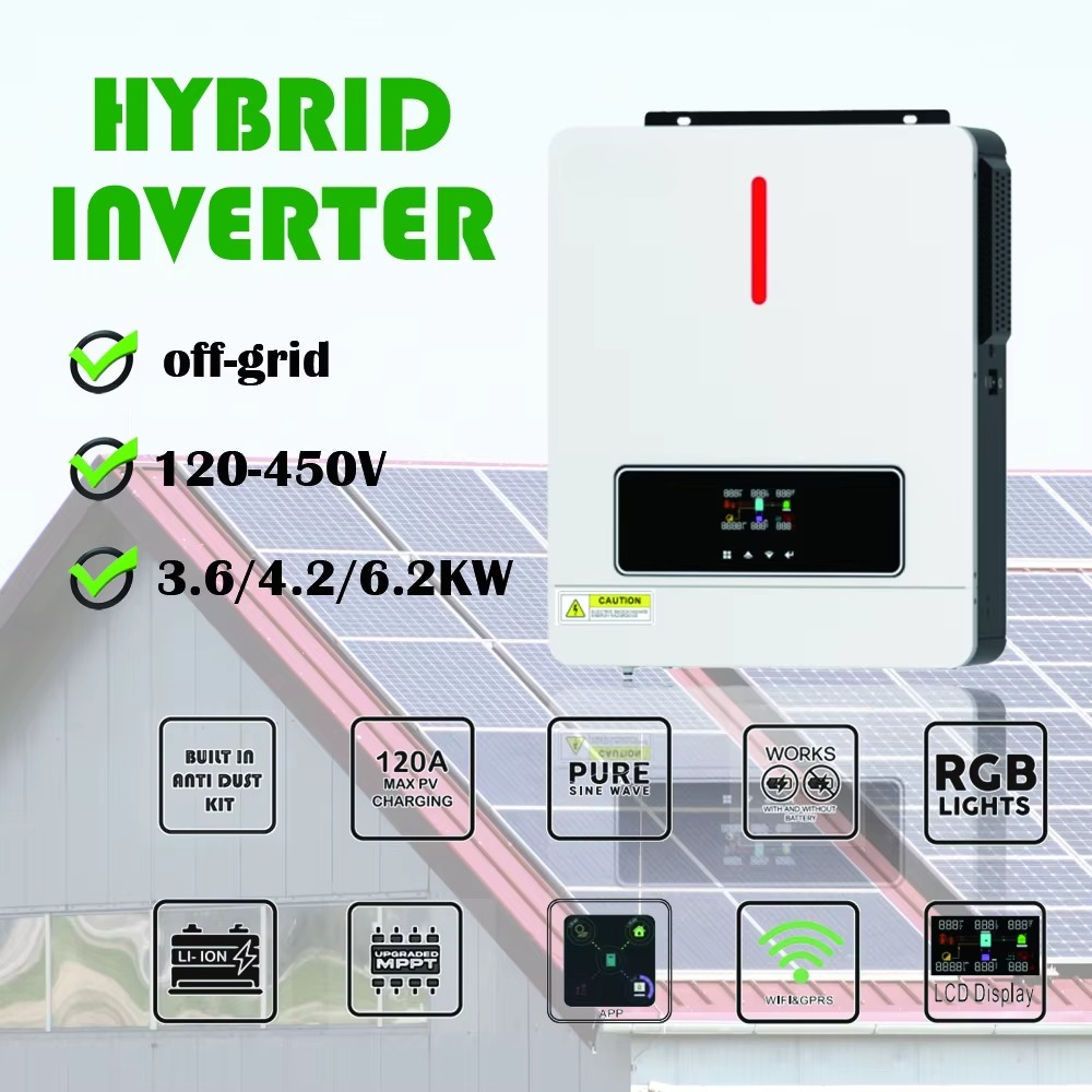 Pure Sine Wave Inverter - 99% 고효율 MPPT 220V 24V 48V