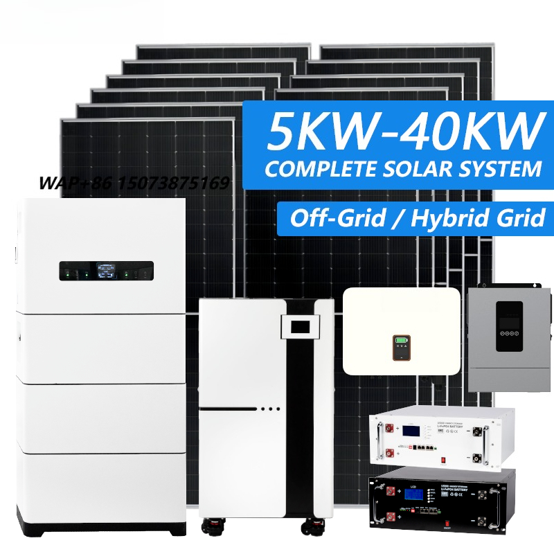 Off Grid Solar Kit - 20kw 하이브리드 오프그리드 시스템 태양광 키트