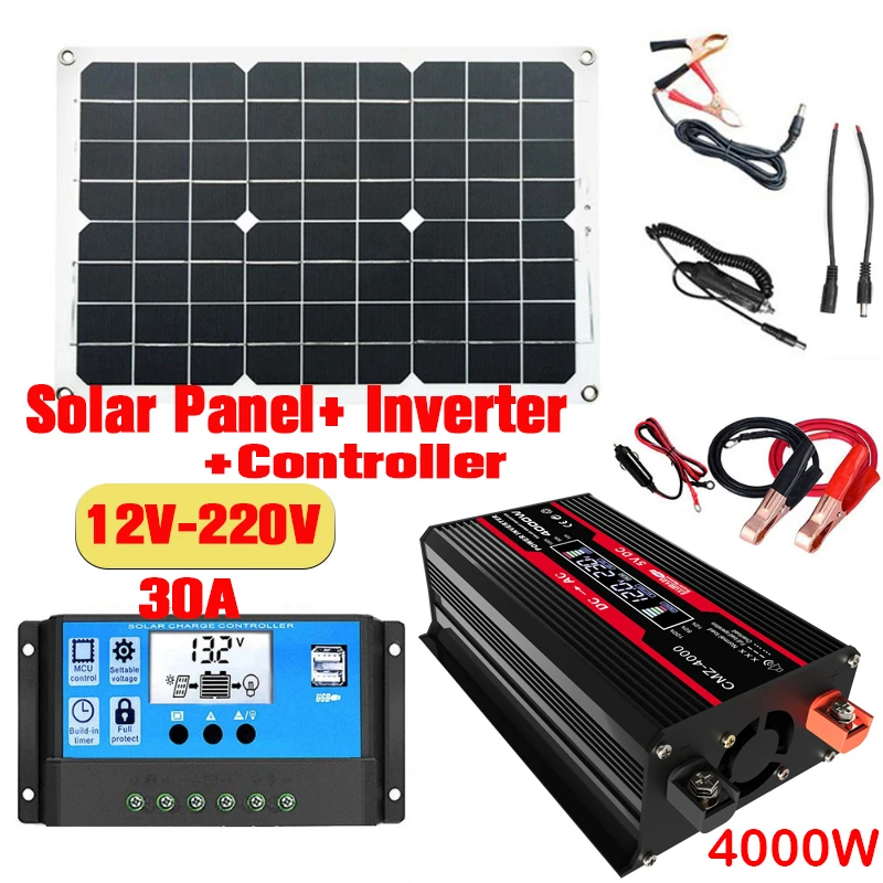 Renewable Energy Kit - 태양 전지 패널 시스템, 110V, 220V,