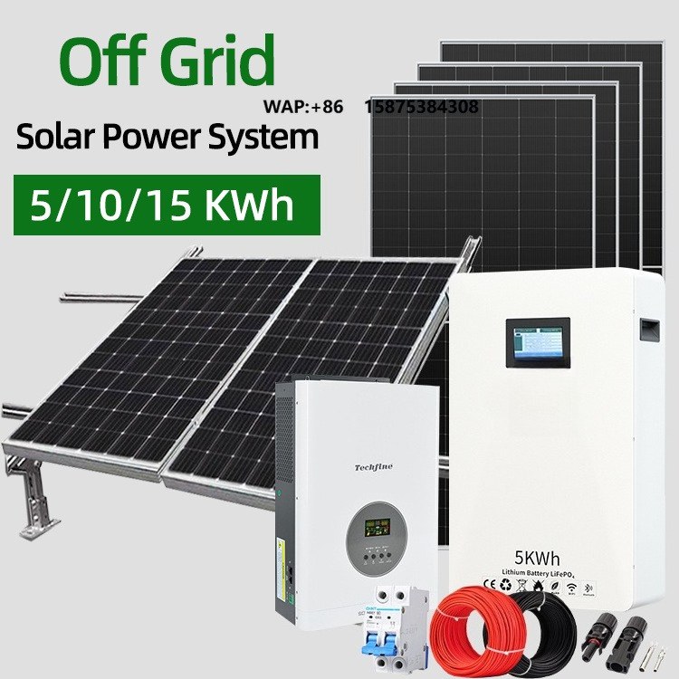 Off Grid Solar Kit - 공장가 3kW 가정용 독립형 태양광 발전