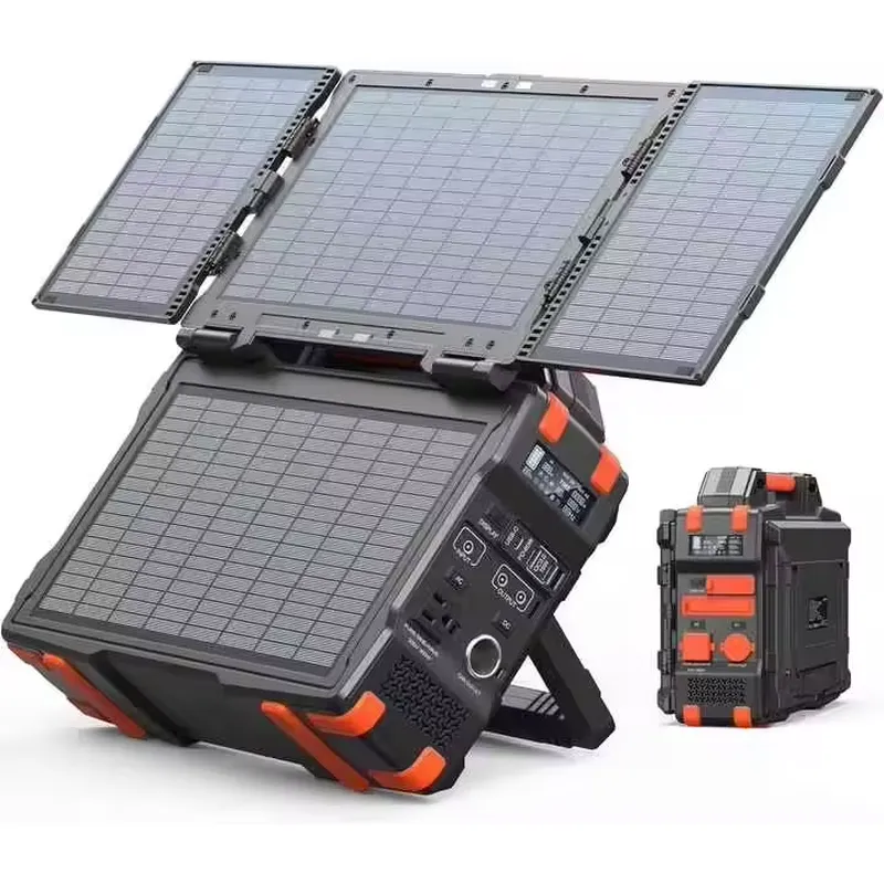 300W 휴대용 파워스테이션, 내장형 접이식 태양광 패 - Folding Solar Panel 리뷰 및 가격