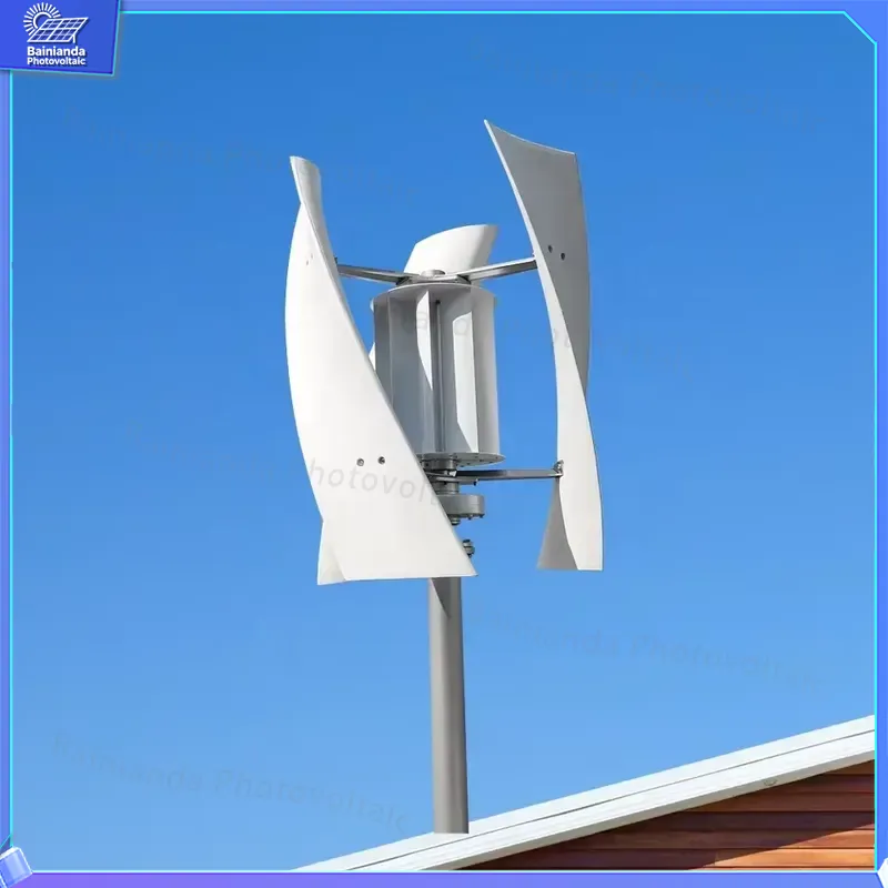 5KW 하이브리드 태양광 풍력 터빈 발전기 수직축 가정 - Renewable Energy Kit 리뷰 및 가격