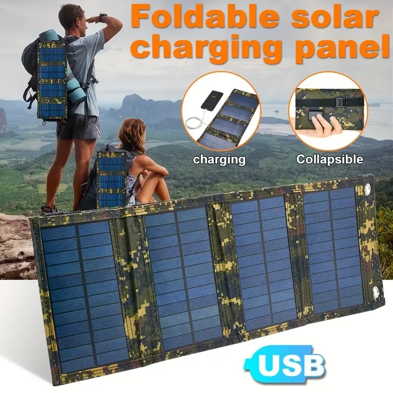 휴대용 USB 접이식 태양 전지 패널 접는 태양 전지  - Folding Solar Panel 리뷰 및 가격