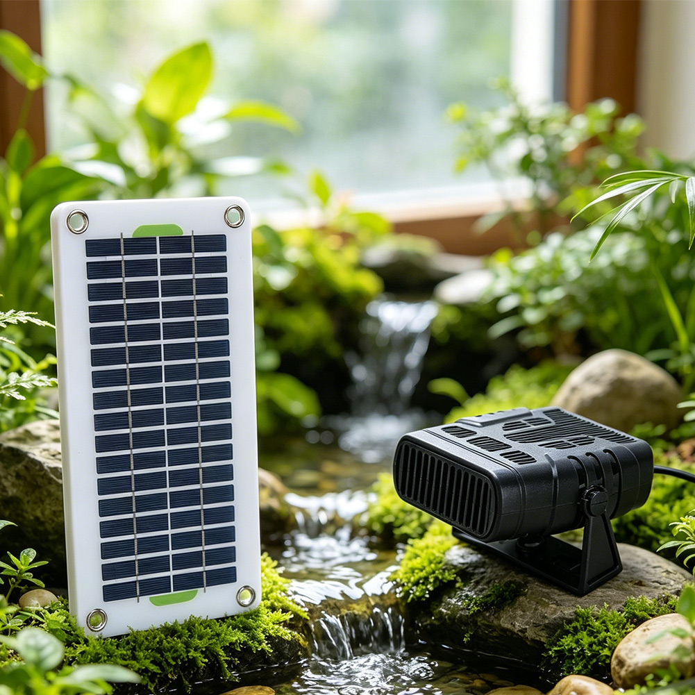 30W 12V 휴대용 태양열 팬 히터 (자동차 캠핑 야 - Renewable Energy Vehicles 리뷰 및 가격