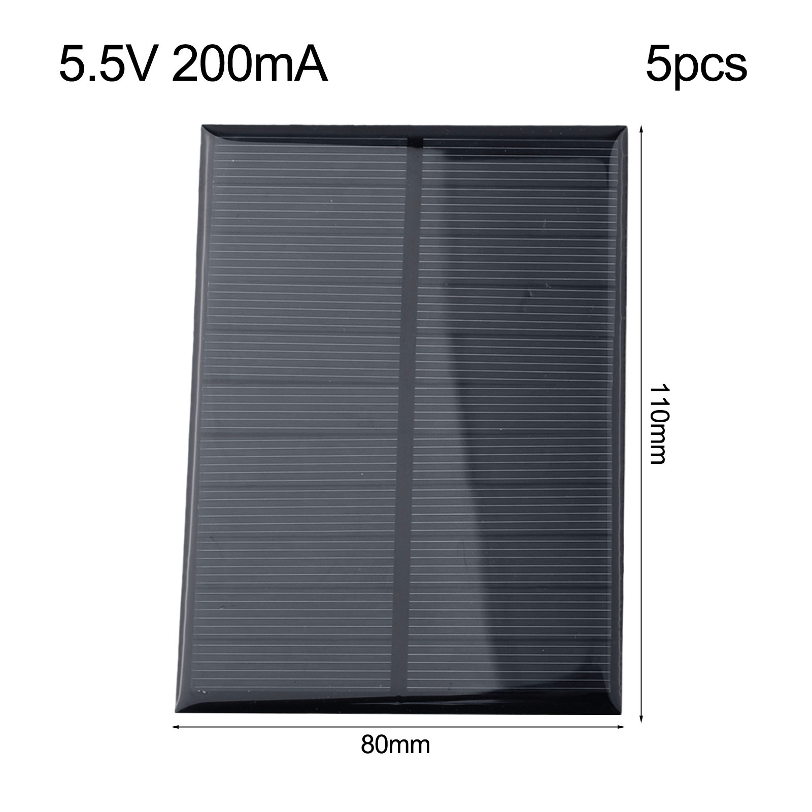 110mm X 80mm 태양광 패널 200mA 태양광  - Renewable Energy Solutions 리뷰 및 가격