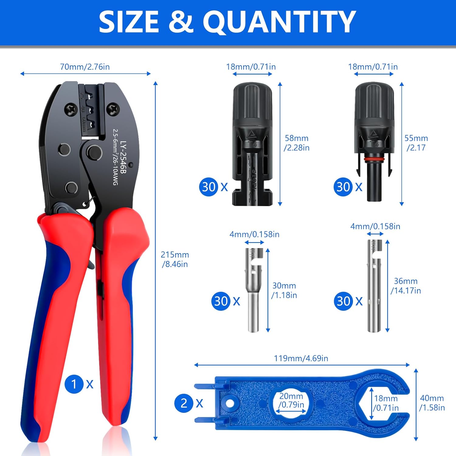 60PCS 태양 전지 패널 커넥터 키트 케이블 와이어를 - Renewable Energy Solar 리뷰 및 가격