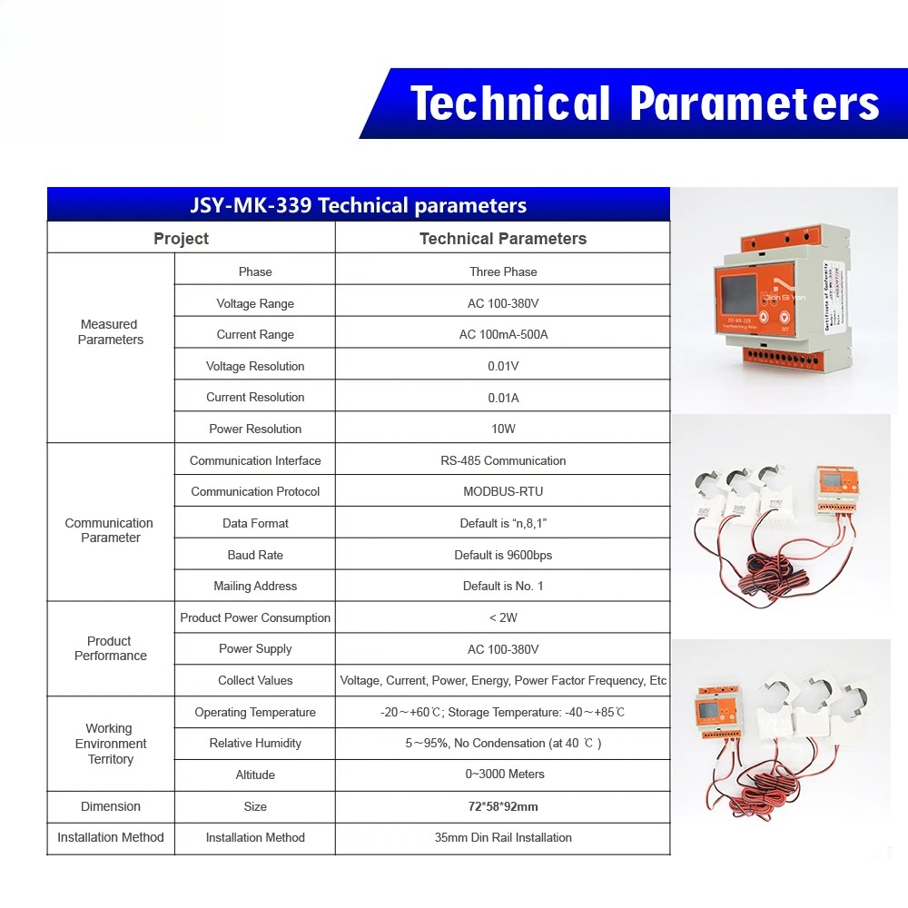 KWh 계량기 모니터 Modbus-RTU 전류 및 전압 - Energy Meter Bidirectional 리뷰 및 가격