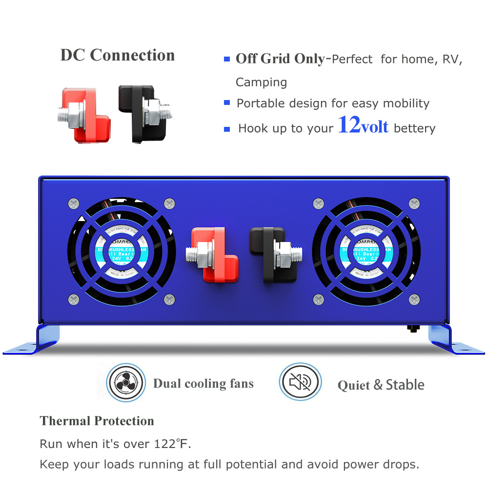 2026년 핫세일 WZRELB 3000W 차량용 가전제 - Pure Sine Wave Inverter 리뷰 및 가격