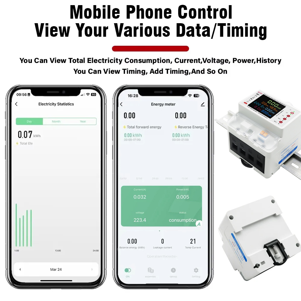 EARU 3상 투야 앱 WiFi 스마트 양방향 전류 전 - Energy Meter Bidirectional 리뷰 및 가격