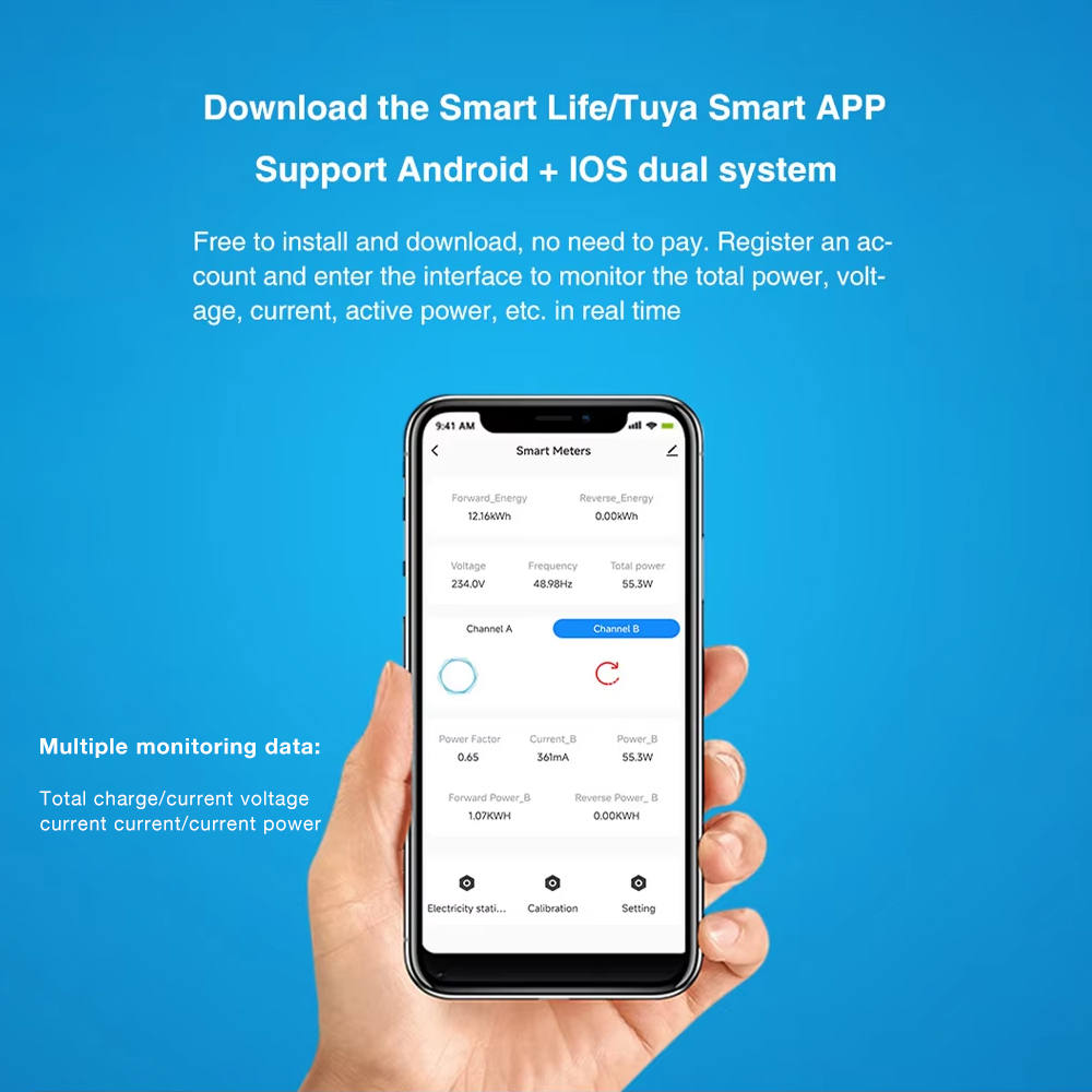WiFi 투야 스마트 라이프 디지털 에너지 미터 80A - Energy Meter Bidirectional 리뷰 및 가격