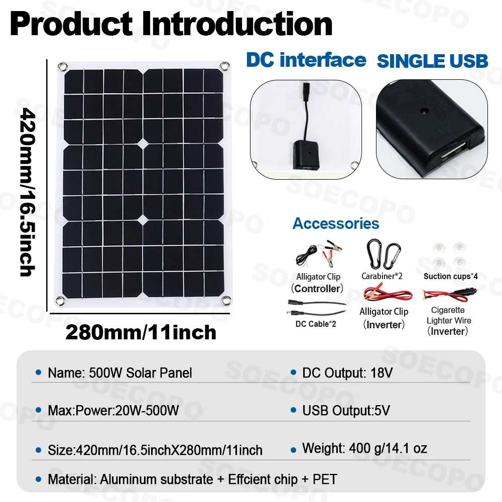 10000W 태양광 발전기 키트 500W 패널 100A - Off Grid Solar Kit 리뷰 및 가격