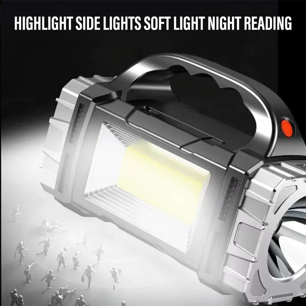 새로운 업그레이드 충전식 고출력 태양광 LED 손전등, - Renewable Energy Solar 리뷰 및 가격