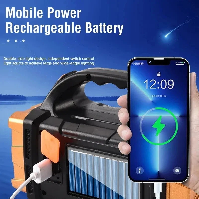 휴대용 강력한 USB 충전식 손전등 태양광 LED 라이 - Renewable Energy Solar 리뷰 및 가격
