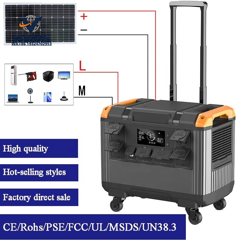3kW 3kVA 대용량 태양광 발전기 300와트 냉장고 - Portable Power Station 리뷰 및 가격