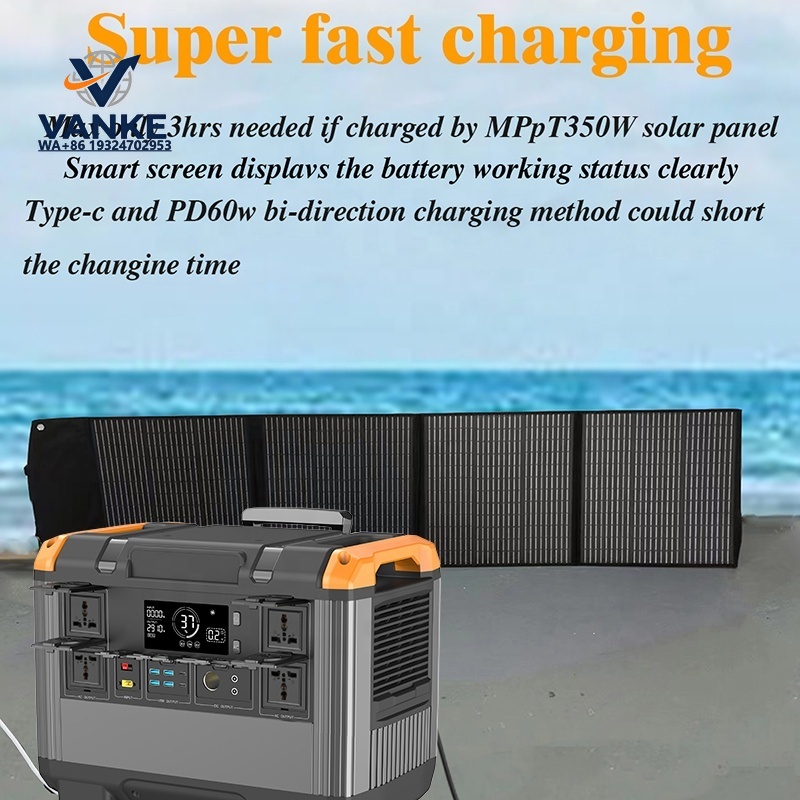 3kW 3kVA 대용량 태양광 발전기 300와트 냉장고 - Portable Power Station 리뷰 및 가격