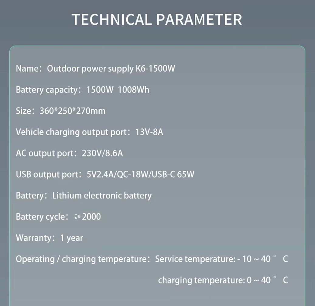 1500W 1008Wh 리튬 이온 자동차 휴대용 태양광 - Portable Power Station 리뷰 및 가격