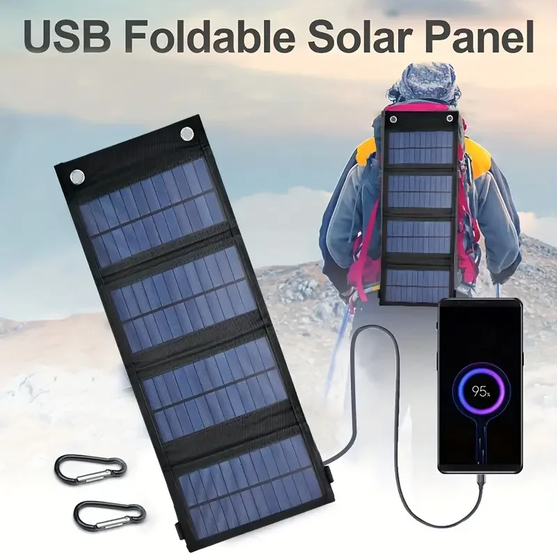 휴대용 USB 접이식 태양광 패널, 여행용 접이식 태양 - Folding Solar Panel 리뷰 및 가격