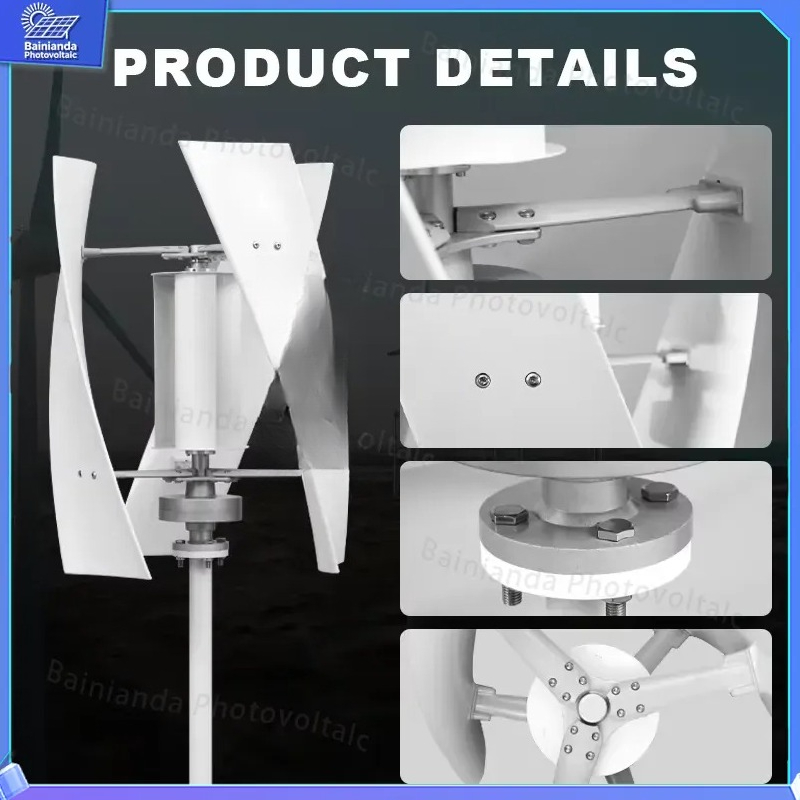 수직형 풍력 터빈 발전기 태양광 패널 하이브리드 시스템 - Renewable Energy Kit 리뷰 및 가격